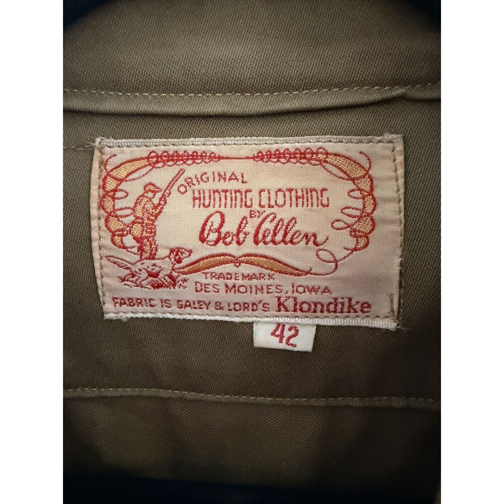 Vtg 60s Bob Allen Hunting Shooting Jacket Galey Lord's Klondike Canvas Men's 42 View 2